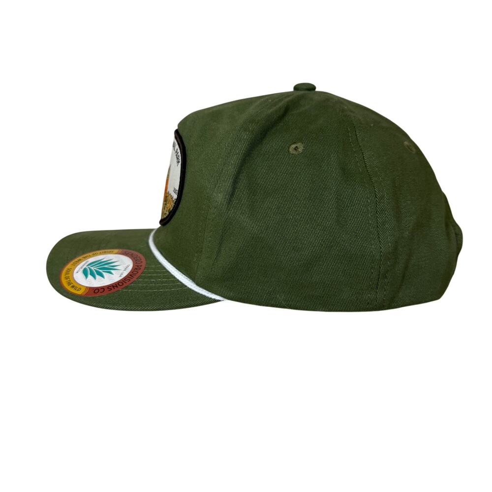NWT Sendero Provisions Pinnacles National Park Hat 5-Panel Snapback Green - Picture 4 of 7